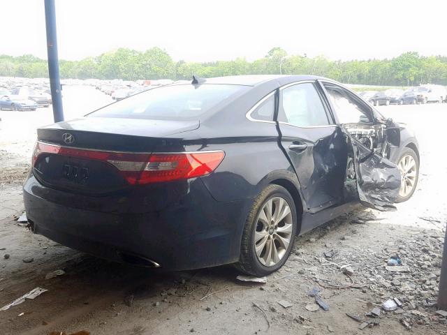 KMHFG4JG2DA259075 - 2013 HYUNDAI AZERA BLACK photo 4