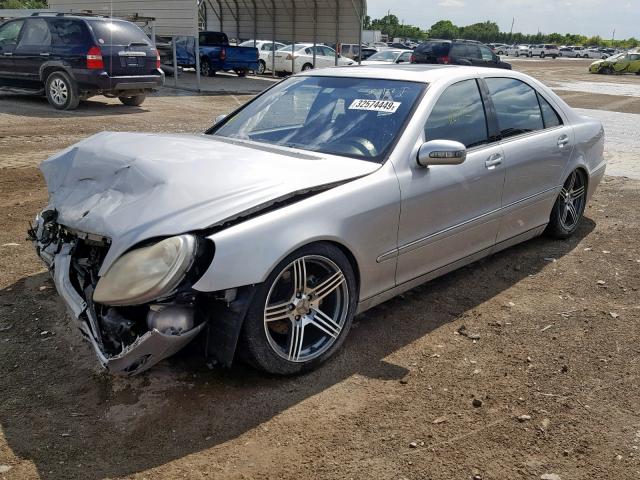 WDBNG75J54A387820 - 2004 MERCEDES-BENZ S 500 SILVER photo 2