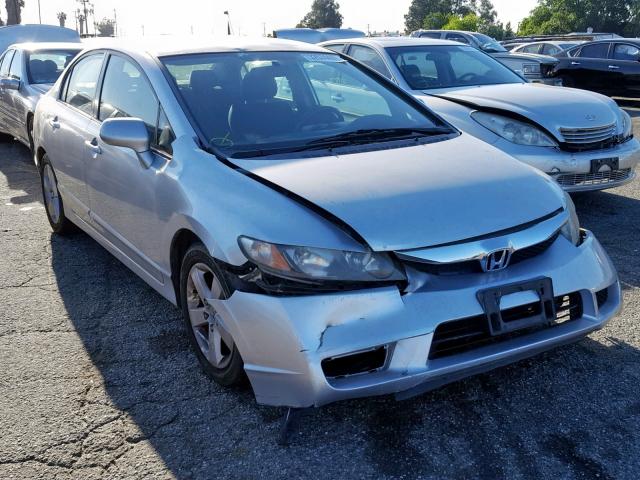 2HGFA16699H316466 - 2009 HONDA CIVIC LX-S SILVER photo 1