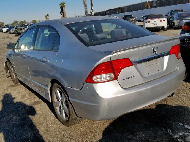 2HGFA16699H316466 - 2009 HONDA CIVIC LX-S SILVER photo 3