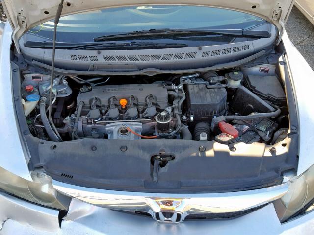 2HGFA16699H316466 - 2009 HONDA CIVIC LX-S SILVER photo 7