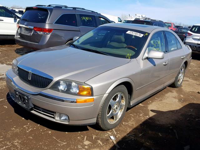 1LNHM87A9YY774471 - 2000 LINCOLN LS BEIGE photo 2