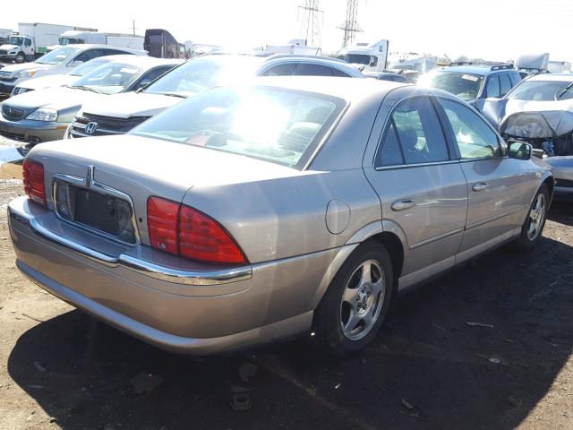 1LNHM87A9YY774471 - 2000 LINCOLN LS BEIGE photo 4