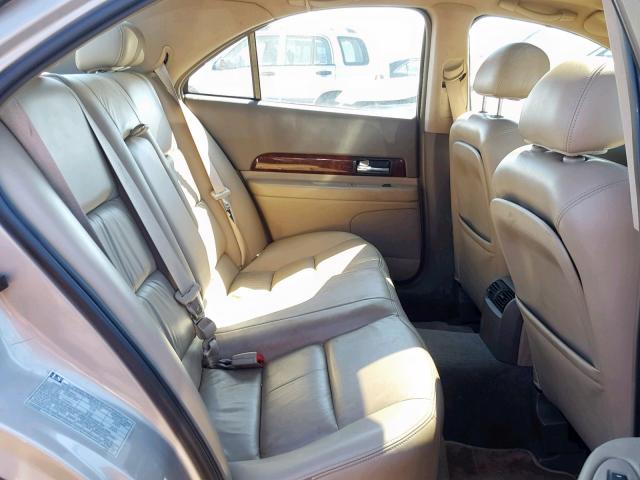 1LNHM87A9YY774471 - 2000 LINCOLN LS BEIGE photo 6