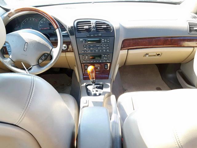 1LNHM87A9YY774471 - 2000 LINCOLN LS BEIGE photo 9