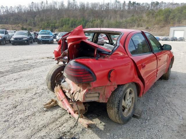 1G2NF52T1YC519887 - 2000 PONTIAC GRAND AM SE1  photo 4