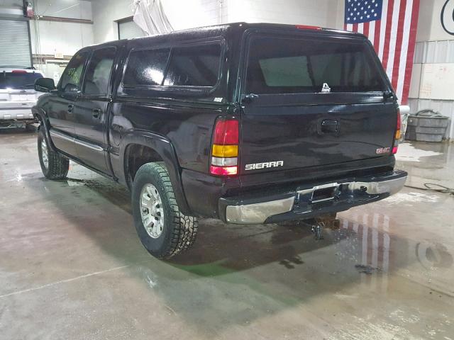 2GTEK13T451286247 - 2005 GMC NEW SIERRA BLACK photo 3