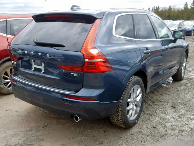 YV4102RK7K1186375 - 2019 VOLVO XC60 T5 BLUE photo 4