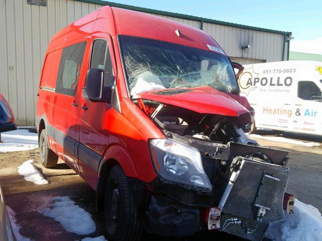 WD3PE7DC8E5936899 - 2014 MERCEDES-BENZ SPRINTER 2 RED photo 1