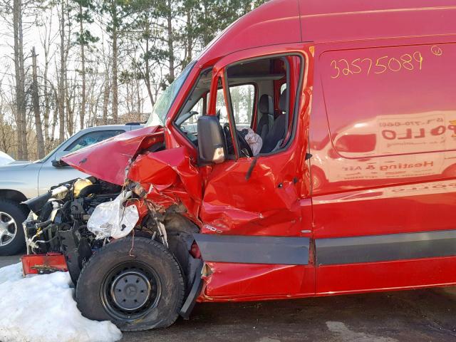 WD3PE7DC8E5936899 - 2014 MERCEDES-BENZ SPRINTER 2 RED photo 10