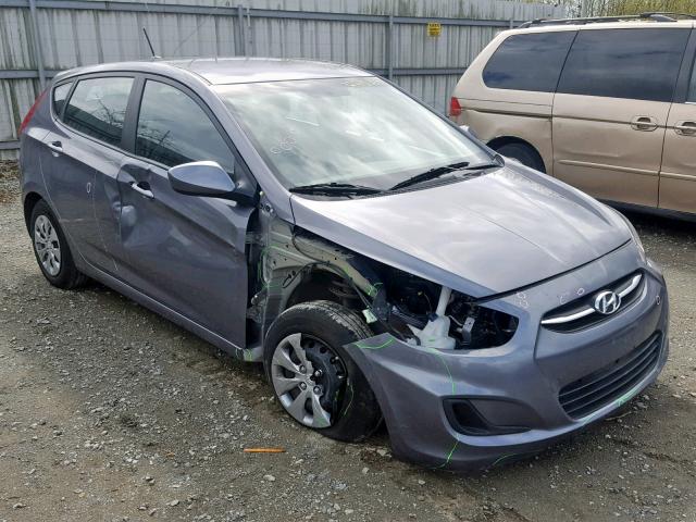 KMHCT5AE1HU306572 - 2017 HYUNDAI ACCENT SE GRAY photo 1