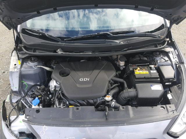 KMHCT5AE1HU306572 - 2017 HYUNDAI ACCENT SE GRAY photo 7