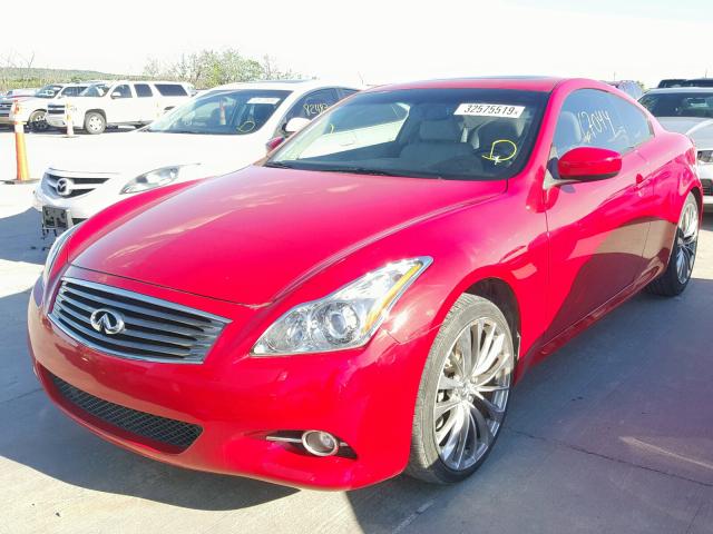 JN1CV6EK7DM920009 - 2013 INFINITI G37 JOURNE RED photo 2