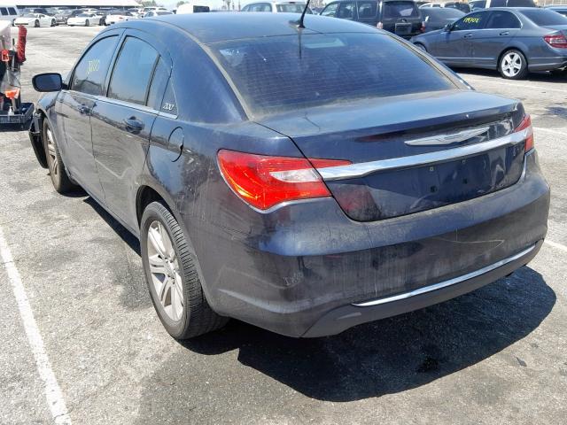 1C3CCBBB3CN146550 - 2012 CHRYSLER 200 TOURIN BLUE photo 3