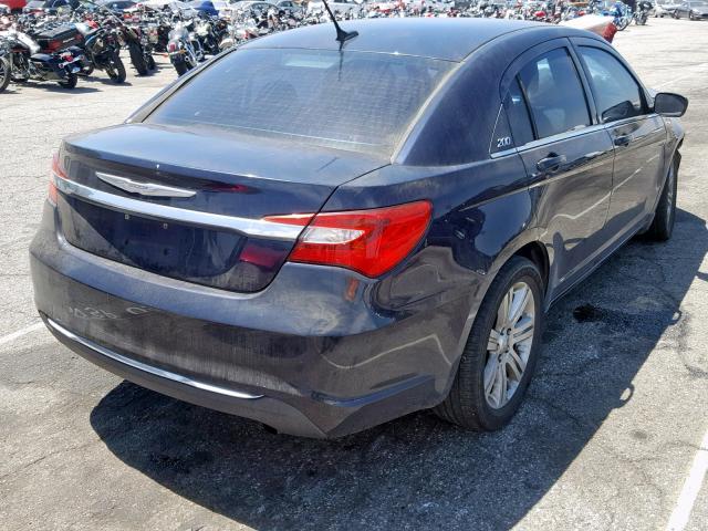 1C3CCBBB3CN146550 - 2012 CHRYSLER 200 TOURIN BLUE photo 4