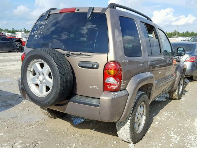 1J4GL58K52W136417 - 2002 JEEP LIBERTY LI BROWN photo 4