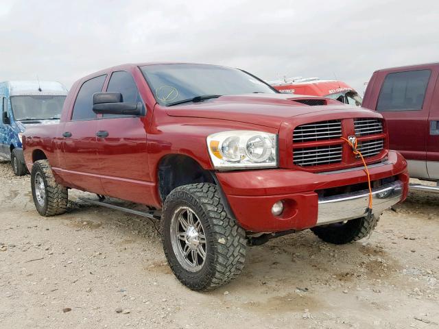 3D7KS29CX6G136190 - 2006 DODGE RAM 2500 MAROON photo 1