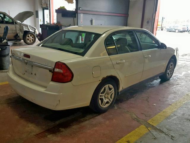 1G1ZS51F36F133089 - 2006 CHEVROLET MALIBU LS WHITE photo 4