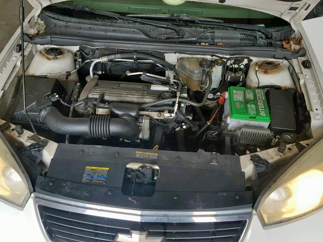 1G1ZS51F36F133089 - 2006 CHEVROLET MALIBU LS WHITE photo 7