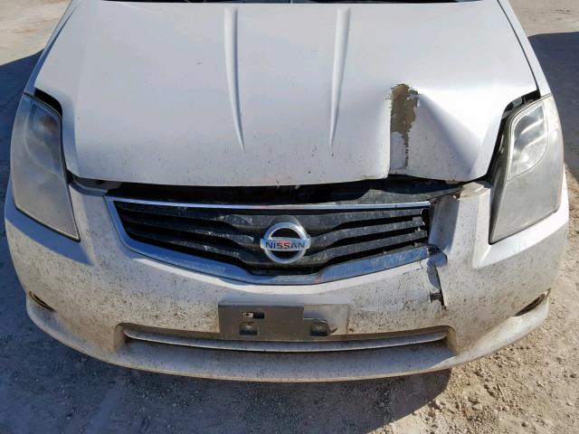 3N1AB6AP1CL665366 - 2012 NISSAN SENTRA 2.0 WHITE photo 9