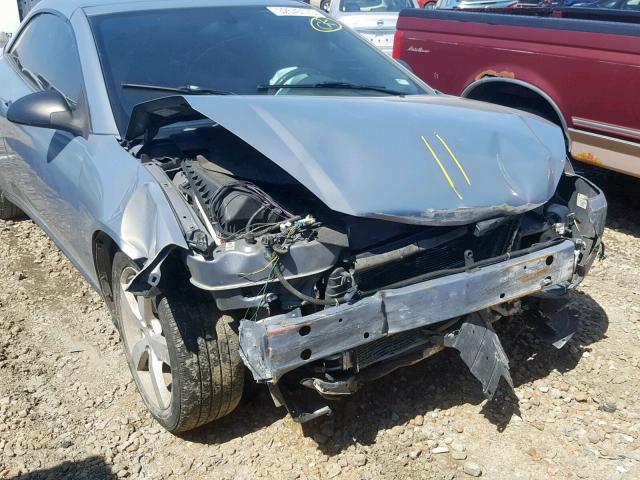 1G2ZH35NX74133541 - 2007 PONTIAC G6 GT SILVER photo 9