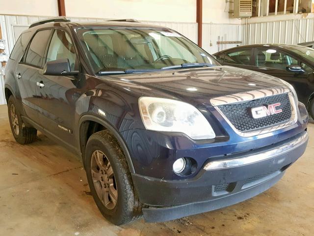 1GKER13798J261213 - 2008 GMC ACADIA SLE BLUE photo 1