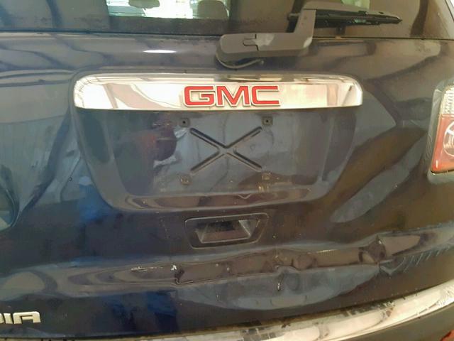 1GKER13798J261213 - 2008 GMC ACADIA SLE BLUE photo 9