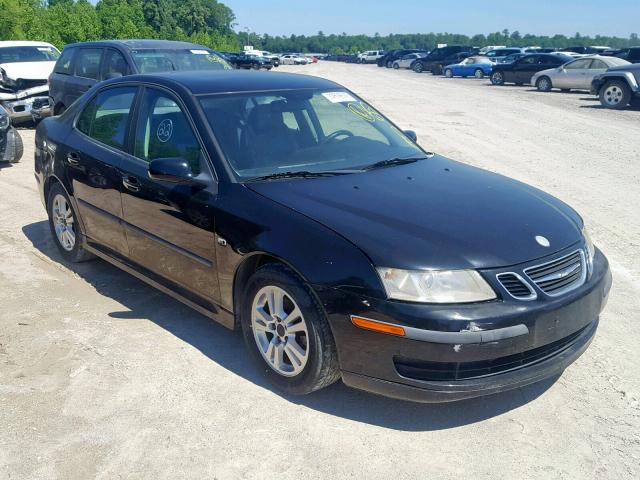 YS3FD46YX71119495 - 2007 SAAB 9-3 2.0T BLACK photo 1