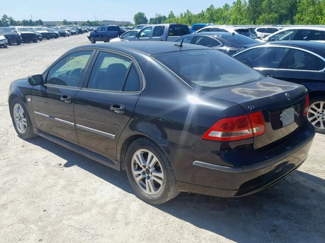 YS3FD46YX71119495 - 2007 SAAB 9-3 2.0T BLACK photo 3