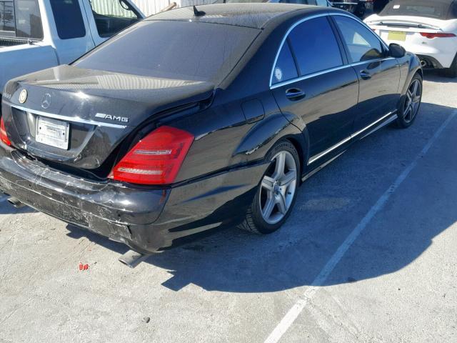 WDDNG71X27A094298 - 2007 MERCEDES-BENZ S 550 BLACK photo 4