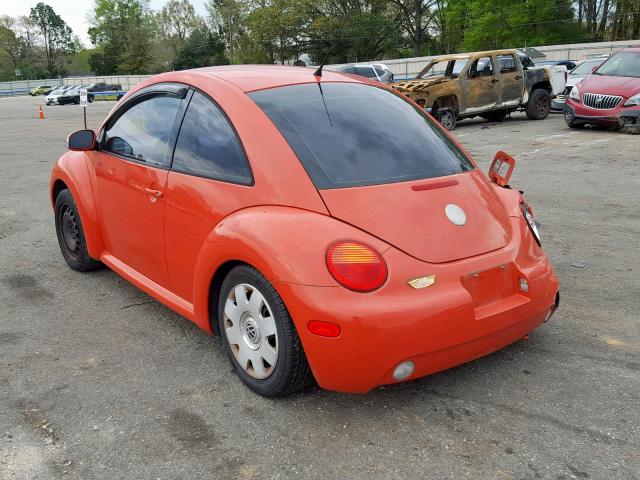 3VWBK21C23M443921 - 2003 VOLKSWAGEN NEW BEETLE Narıncı foto 3