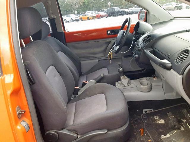 3VWBK21C23M443921 - 2003 VOLKSWAGEN NEW BEETLE Narıncı foto 5