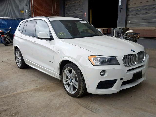 5UXWX7C56EL983650 - 2014 BMW X3 XDRIVE3 WHITE photo 1