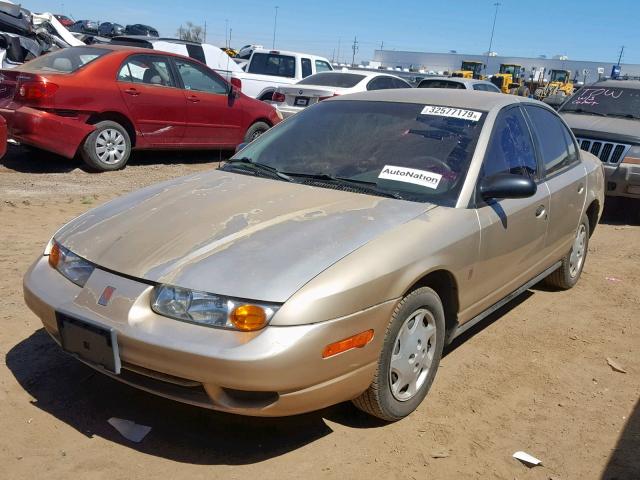 1G8ZH5280YZ163572 - 2000 SATURN SL1 BEIGE photo 2