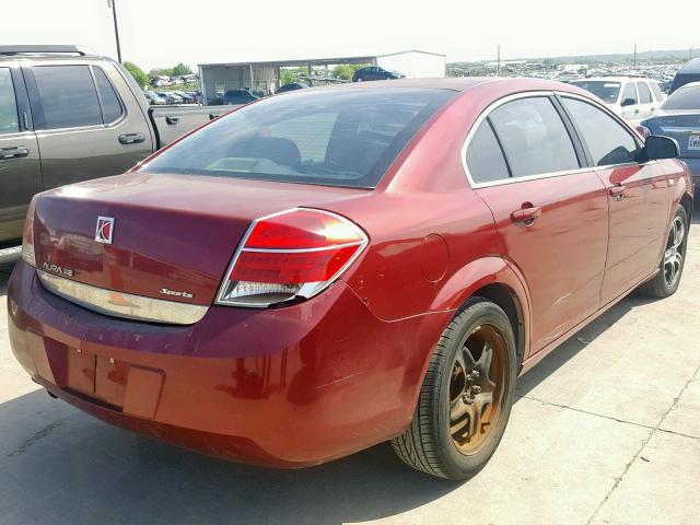 1G8ZS57B09F199934 - 2009 SATURN AURA XE BURGUNDY photo 4