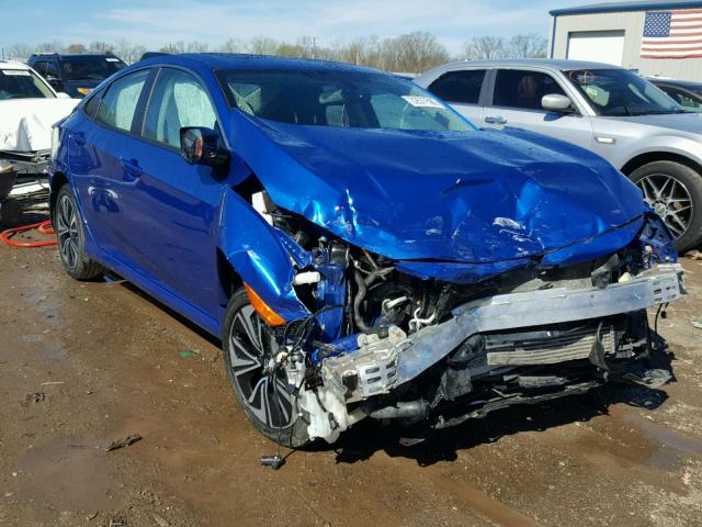 2HGFC1F75GH659954 - 2016 HONDA CIVIC EXL BLUE photo 1