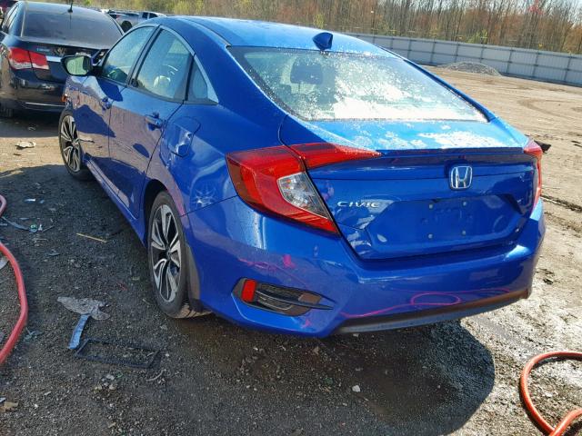 2HGFC1F75GH659954 - 2016 HONDA CIVIC EXL BLUE photo 3