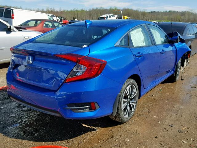 2HGFC1F75GH659954 - 2016 HONDA CIVIC EXL BLUE photo 4