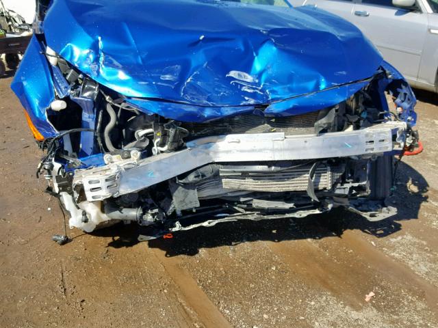 2HGFC1F75GH659954 - 2016 HONDA CIVIC EXL BLUE photo 9