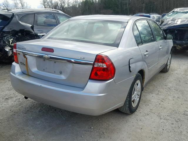 1G1ZS58F07F205695 - 2007 CHEVROLET MALIBU LS SILVER photo 4