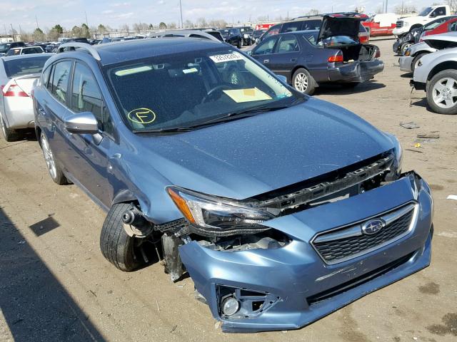 4S3GTAU68J3725548 - 2018 SUBARU IMPREZA LI BLUE photo 1