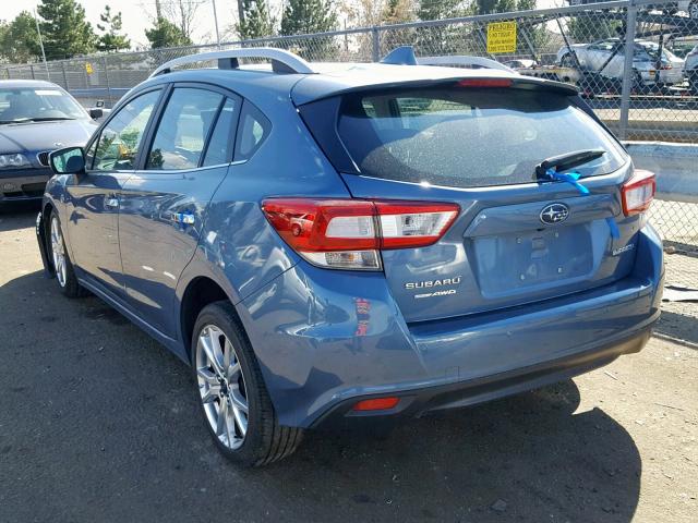 4S3GTAU68J3725548 - 2018 SUBARU IMPREZA LI BLUE photo 3