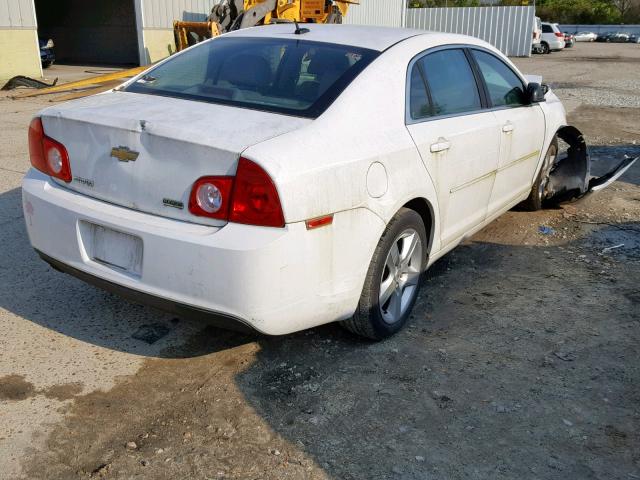 1G1ZA5EU2BF306025 - 2011 CHEVROLET MALIBU LS WHITE photo 4