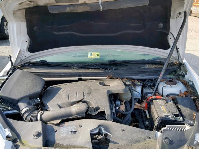 1G1ZA5EU2BF306025 - 2011 CHEVROLET MALIBU LS WHITE photo 7