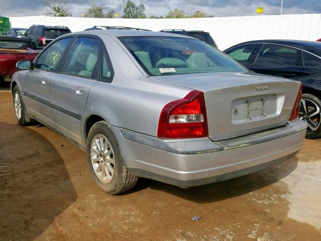 YV1TS90D511207441 - 2001 VOLVO S80 T6 SILVER photo 3