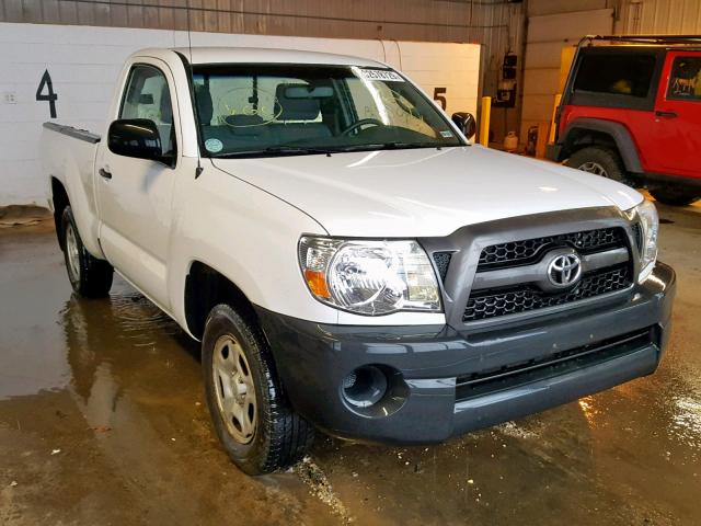 5TFNX4CN5BX004278 - 2011 TOYOTA TACOMA WHITE photo 1