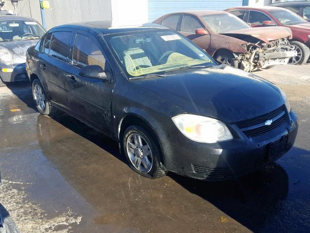 1G1AL55F577383059 - 2007 CHEVROLET COBALT LT BLACK photo 1