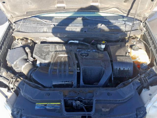 1G1AL55F577383059 - 2007 CHEVROLET COBALT LT BLACK photo 7