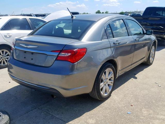 1C3CCBBB1DN570200 - 2013 CHRYSLER 200 TOURIN GRAY photo 4