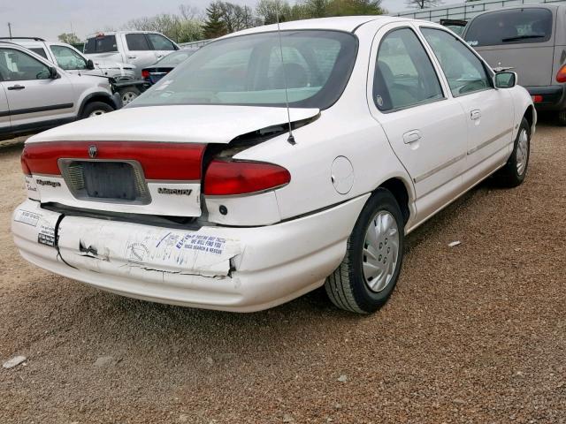 1MEFM6530WK658630 - 1998 MERCURY MYSTIQUE B WHITE photo 4